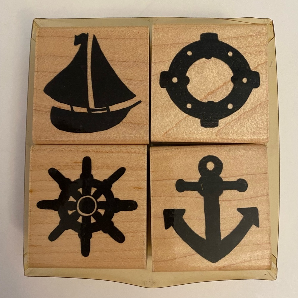 DOTS S217 Anchors Away rubber stamps